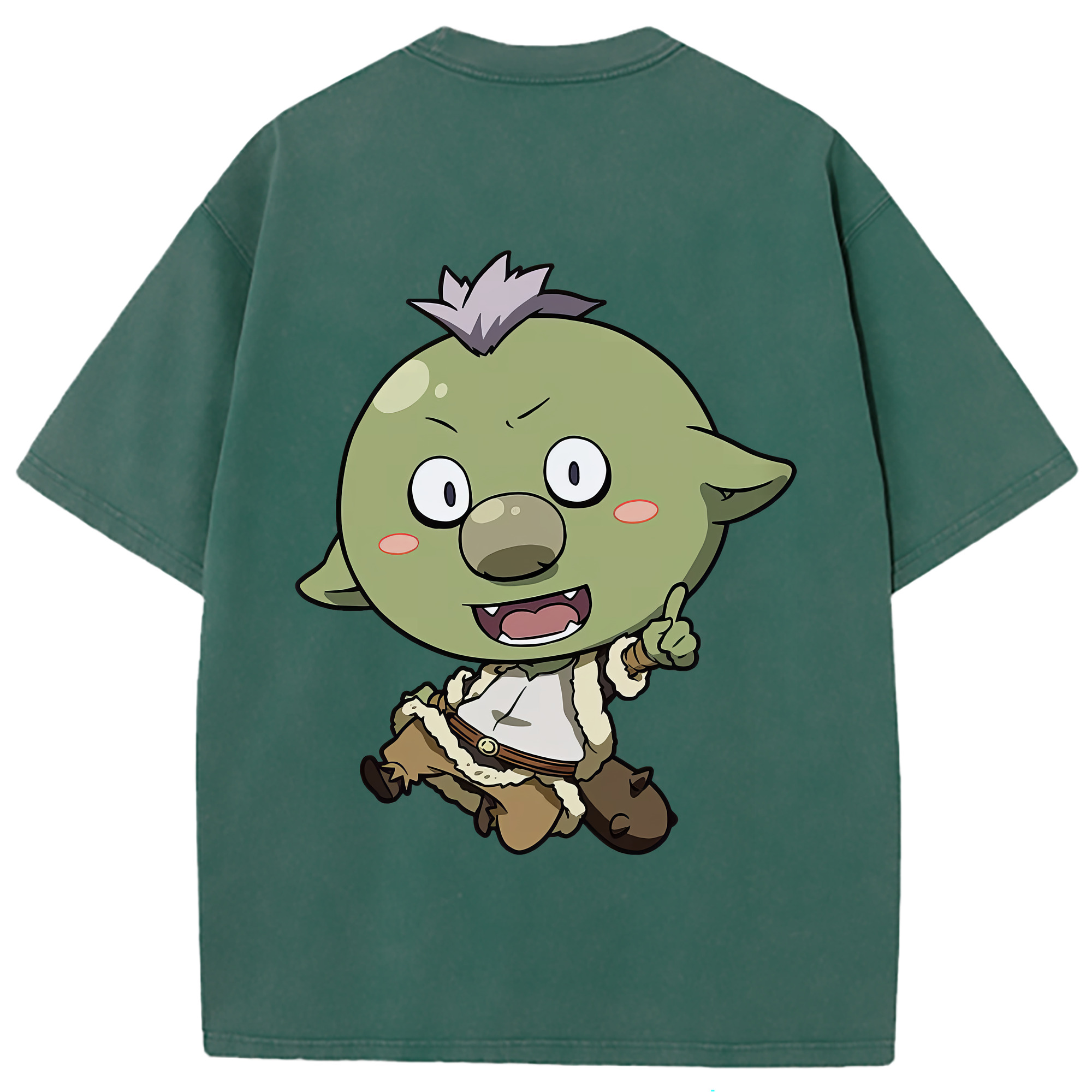 （画像用） 転スラ Regarding Reincarnated to Slime 綿100% ヴィンテージ風 半袖Tシャツ（背面プリント）